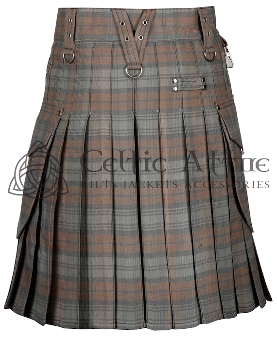 Made to Order Scottish Tartan Utility Cargo Pockets Kilts - Etsy