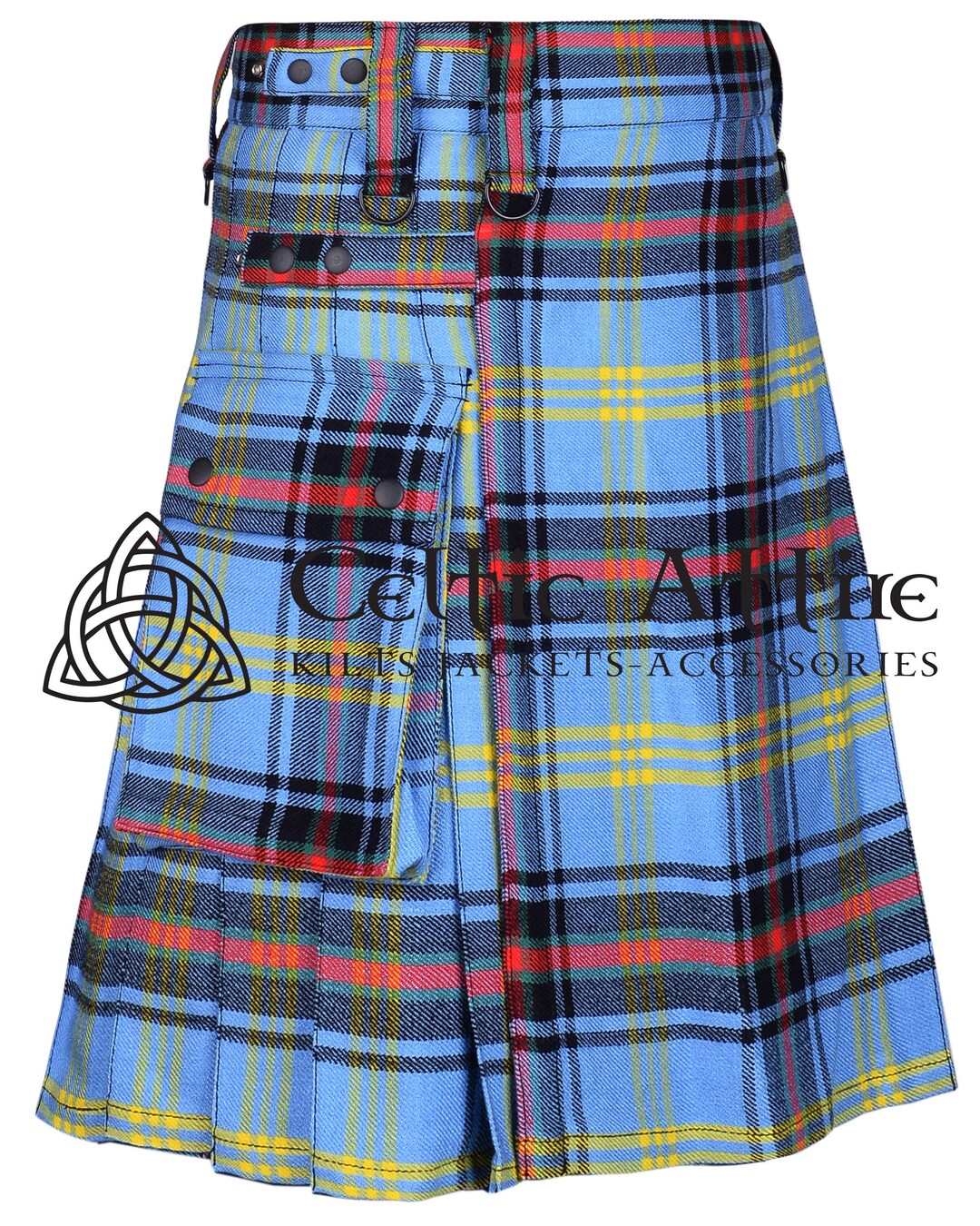 Bell of the Borders Tartan Men Shirt Haft Style