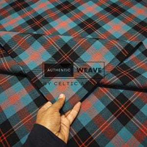 Angus Ancient Tartan Fabric Running Yards - Woven by Celtic Attire