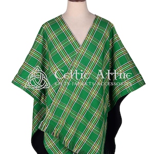 Scottish TARTAN Winter Wrap - Tartan Blanket Size 48 x 58 - Handmade Winter Shawl for Women - 16 Oz Heavy - Fleece Lining - Tartan P to Z