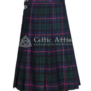 Scottish Tartan Maxi Skirt for Women - Floor Length Tartan Hostess Skirt - Tartan Kilted Skirt - 70 Tartan Colors - Made to Order
