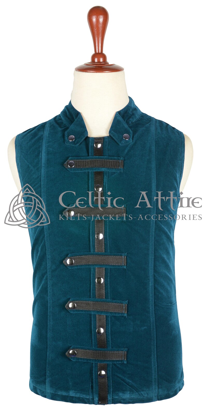 Men's Velvet Waistcoat - Victorian Style Wedding Vest - Custom Made Gothic Steampunk Waistcoat - Dark Academia Groomsmen Attire
