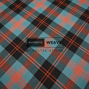 Angus Ancient Tartan Fabric Running Yards - Woven by Celtic Attire