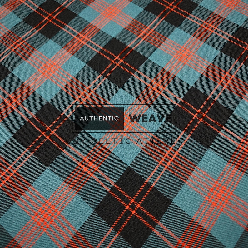 Angus Ancient Tartan Fabric Running Yards - Woven by Celtic Attire