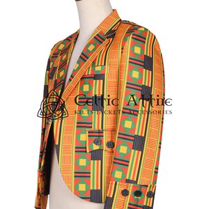 Scot-Afro Fusion Sport Jacket - Made to Measure Casual Street Wear Jacket by Celtic Attire