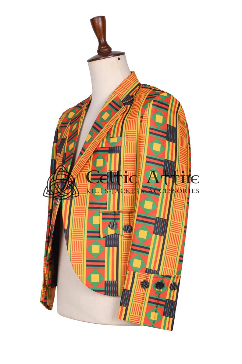 Scot-Afro Fusion Sport Jacket - Made to Measure Casual Street Wear Jacket by Celtic Attire
