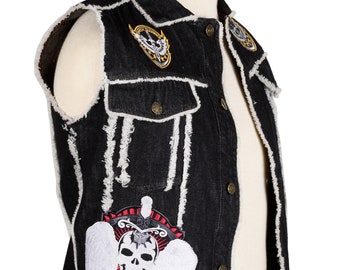 MeHam Accessori di Abbigliamento Punk in Pelle per Feste in Pelle