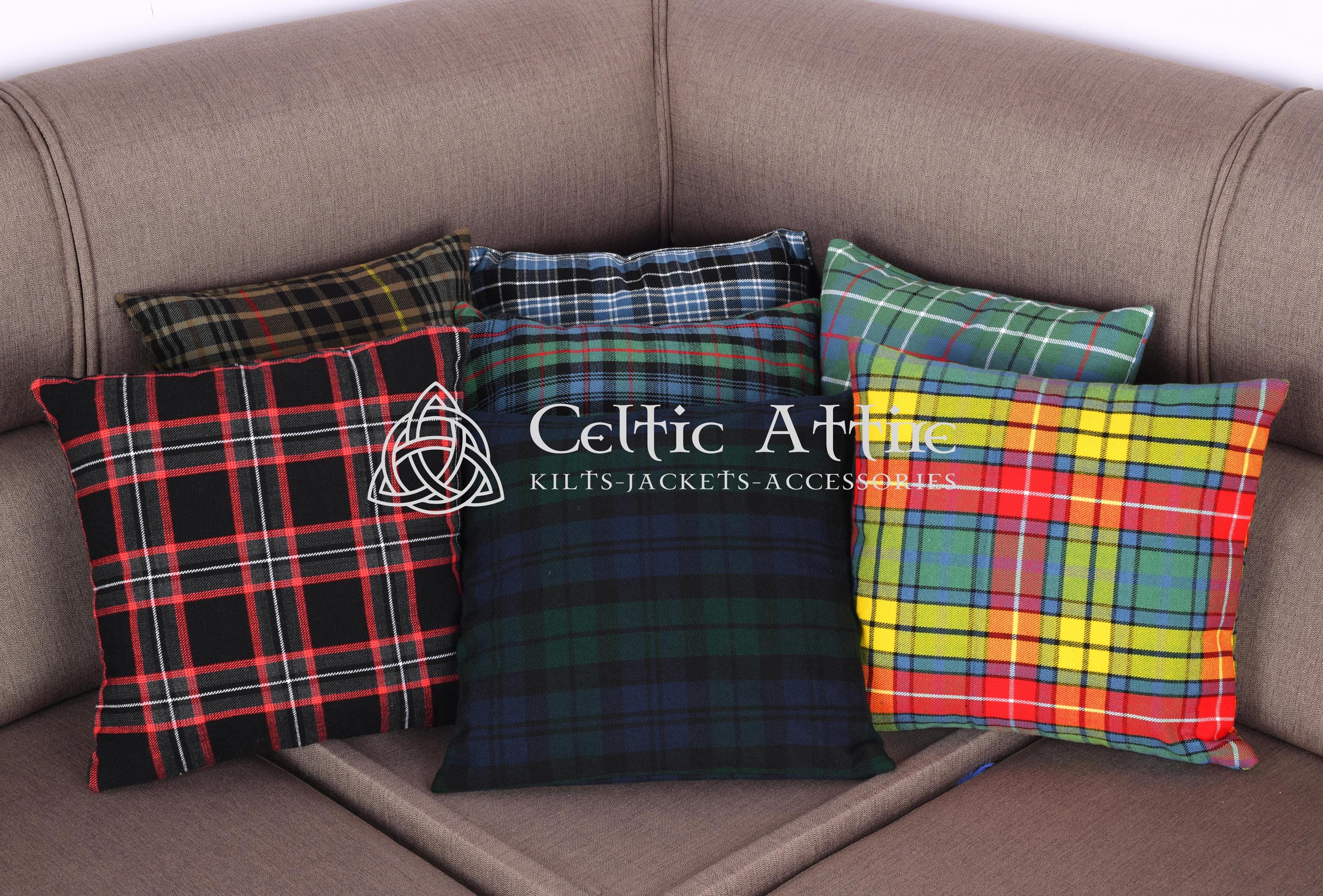 Decor R Covers Scottish Tartan Cushion Covers - Tartan A to L - Pillow Covers Custom ...