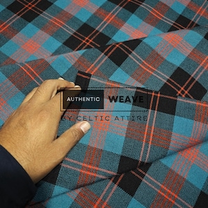 Angus Ancient Tartan Fabric Running Yards - Woven by Celtic Attire