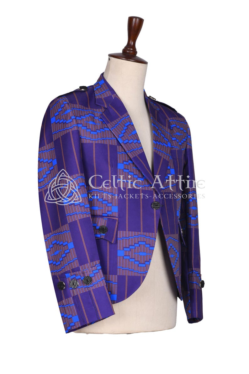 Scot-Afro Fusion Sport Jacket - Made to Measure Casual Street Wear Jacket by Celtic Attire