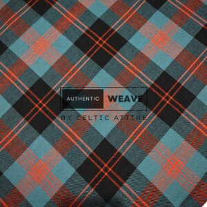 Angus Ancient Tartan Fabric Running Yards - Woven by Celtic Attire