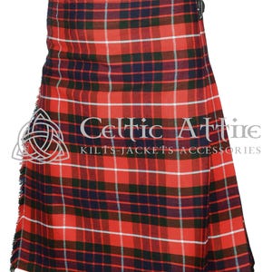 Fraser Modern Tartan Kilt - Scottish 8 Yard Kilt For Men - 16 Oz Heavy Tartan - Made to Order Highlander Kilt - Premium Handmade Kilt