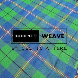 Carmichael Tartan Fabric - 16 Oz Acrylic Scottish Tartan - Machine Washable - Running Yards - 54 Inches Width - Homespun Fabric