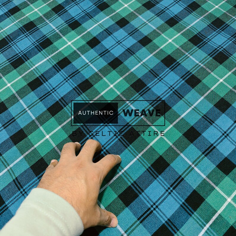 Lamont Ancient Tartan Fabric - Woven by Celtic Attire
