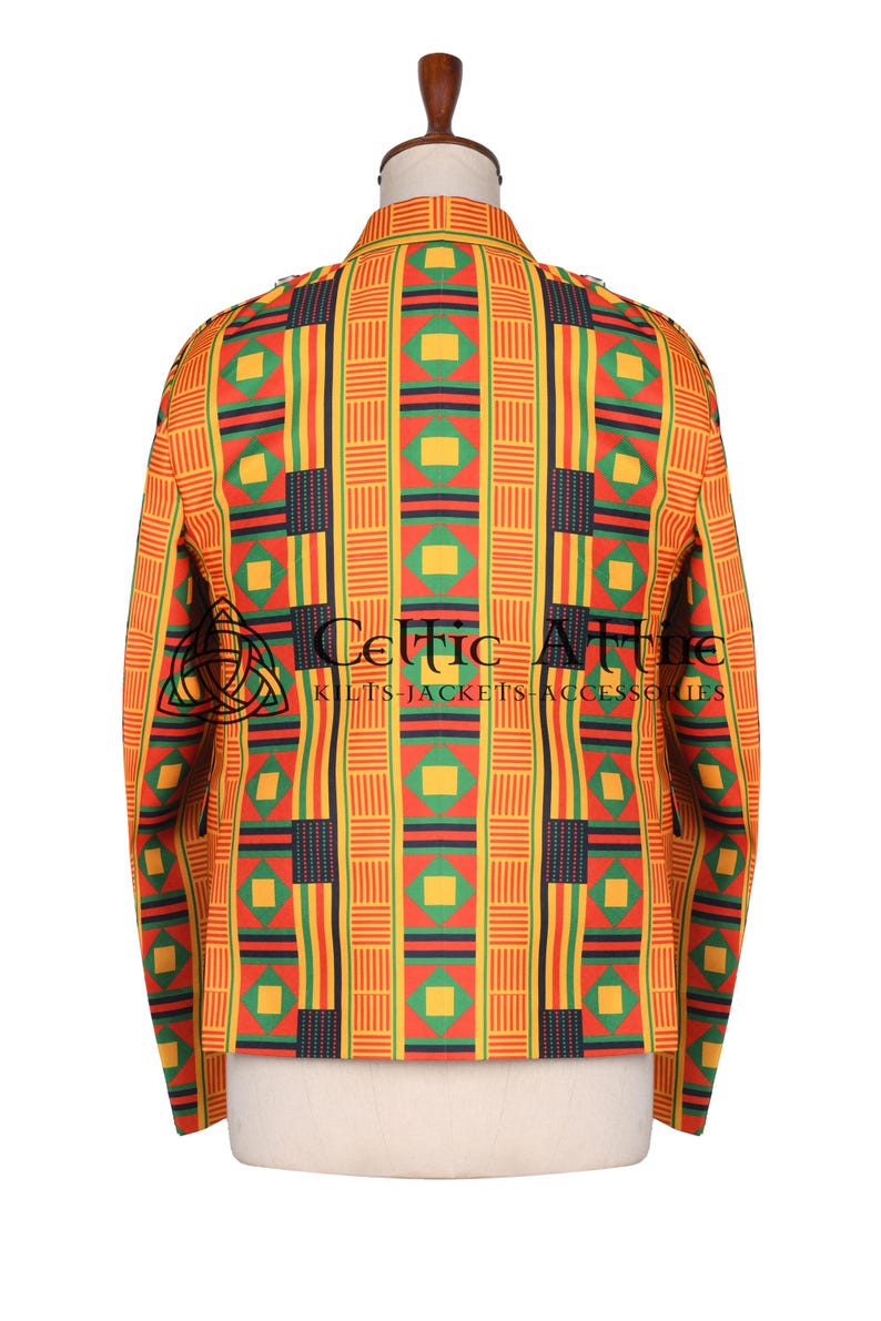 Scot-Afro Fusion Sport Jacket - Made to Measure Casual Street Wear Jacket by Celtic Attire