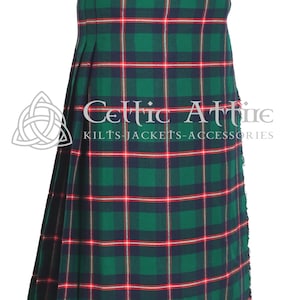 Jupe longue tartan moderne Irvine pour femme - jupe hôtesse tartan longueur au sol - jupe kilt tartan - 70 couleurs tartan - réalisé sur commande