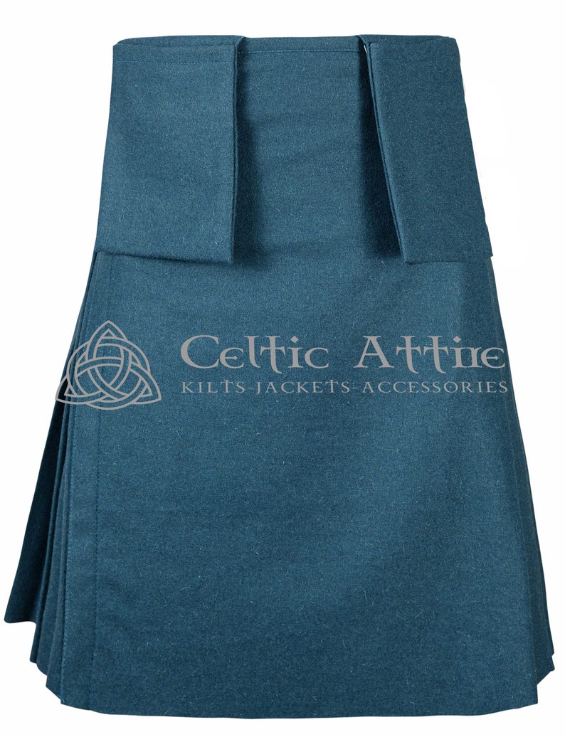 Kilt Feature Scottish Wool 8 Yard Kilt - Made to Order - Premium Handmade Scottish ...