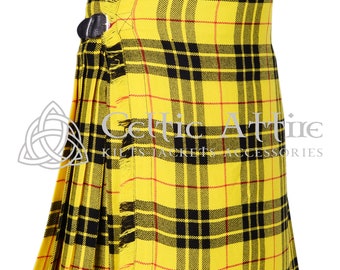 Macleod of Lewis Tartan Scottish Kilt for Men - 16 Oz Home Spun Wool Blend - Custom Made - Traditional Highlander Kilt