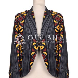 Scot-Afro Fusion Sport Jacket - Made to Measure Casual Street Wear Jacket by Celtic Attire