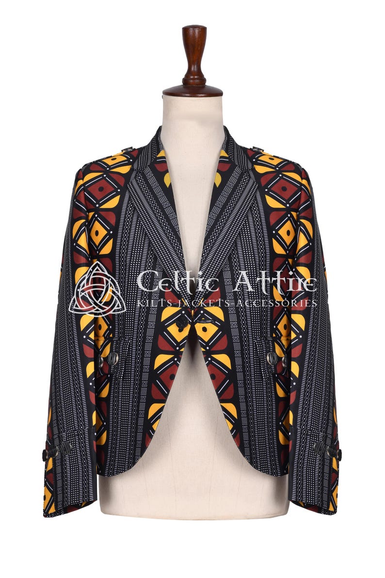 Scot-Afro Fusion Sport Jacket - Made to Measure Casual Street Wear Jacket by Celtic Attire