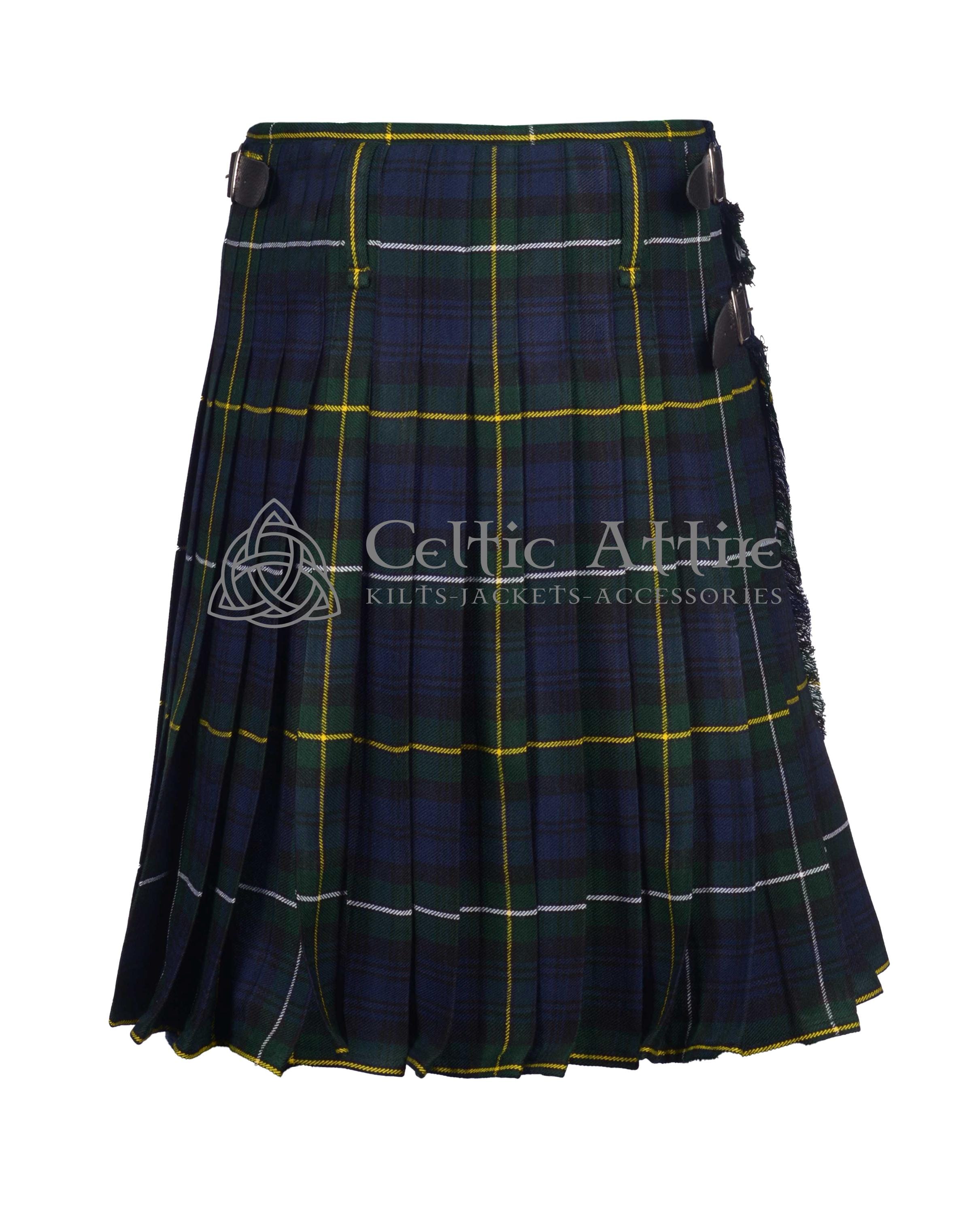 Campbell of Argyll Tartan 8 Yard Scottish Kilt for Men - Made to