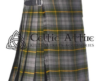 Scottish 8 Yard Tartan Kilt for Men - Premium Handmade Custom Size Scottish Kilt - 16 Oz Heavy Highlander Traditional Kilt
