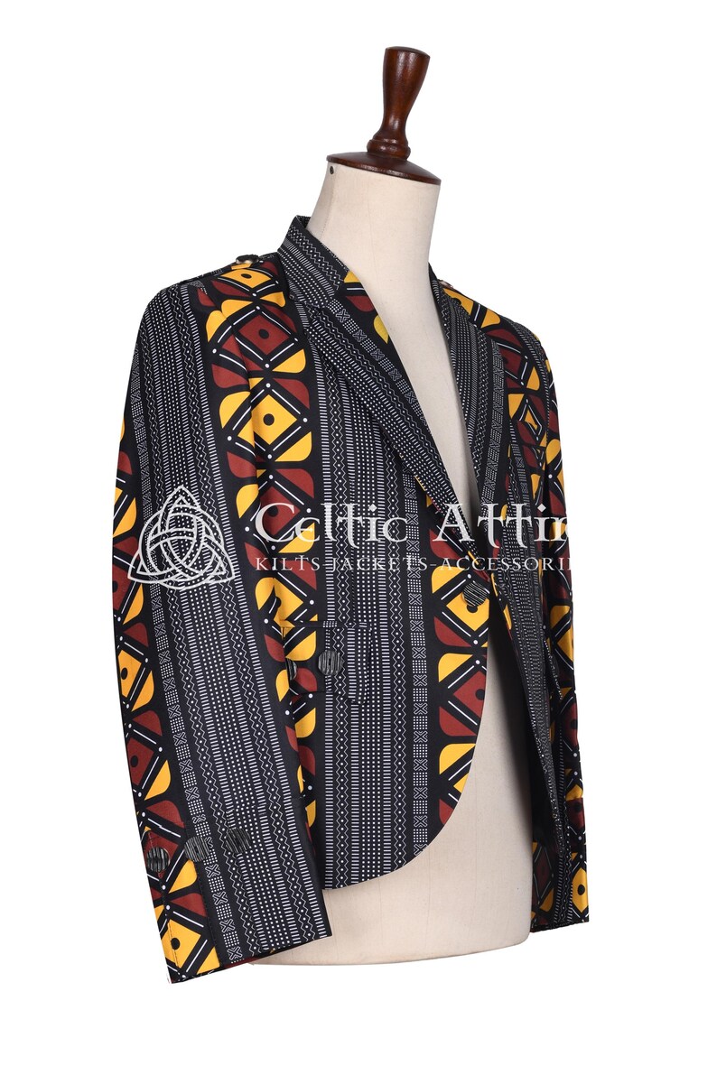 Scot-Afro Fusion Sport Jacket - Made to Measure Casual Street Wear Jacket by Celtic Attire