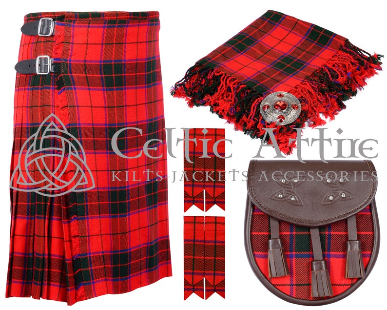 Traditional Scottish 8 Yard Tartan Kilt for Men Free - Etsy