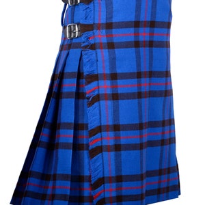Kilt tradizionale da uomo in tartan scozzese fatto a mano da 8 metri - Elliot Modern Tartan