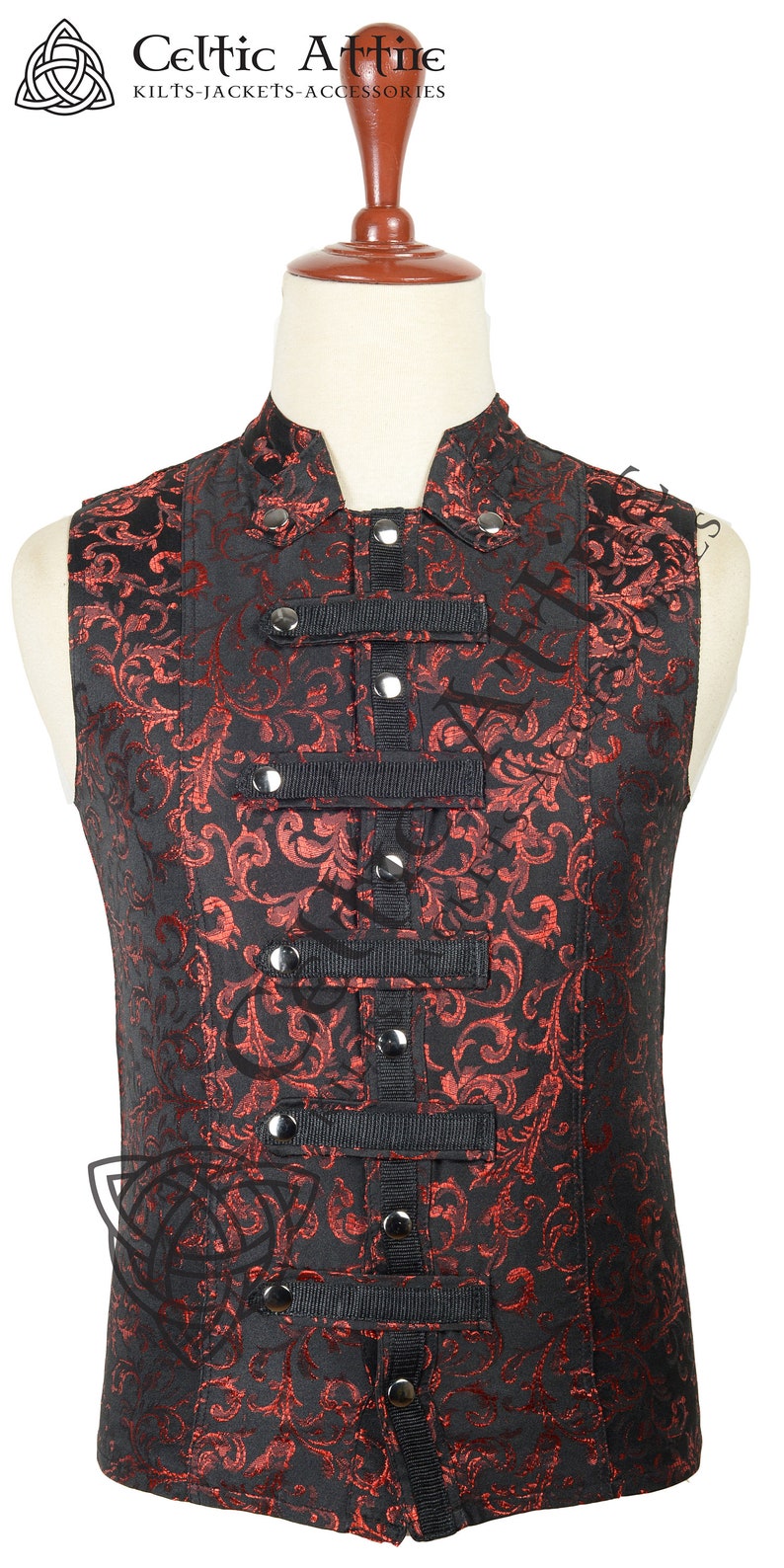 Premium Men's Victorian Fashion Steampunk Brocade Fabric - Etsy