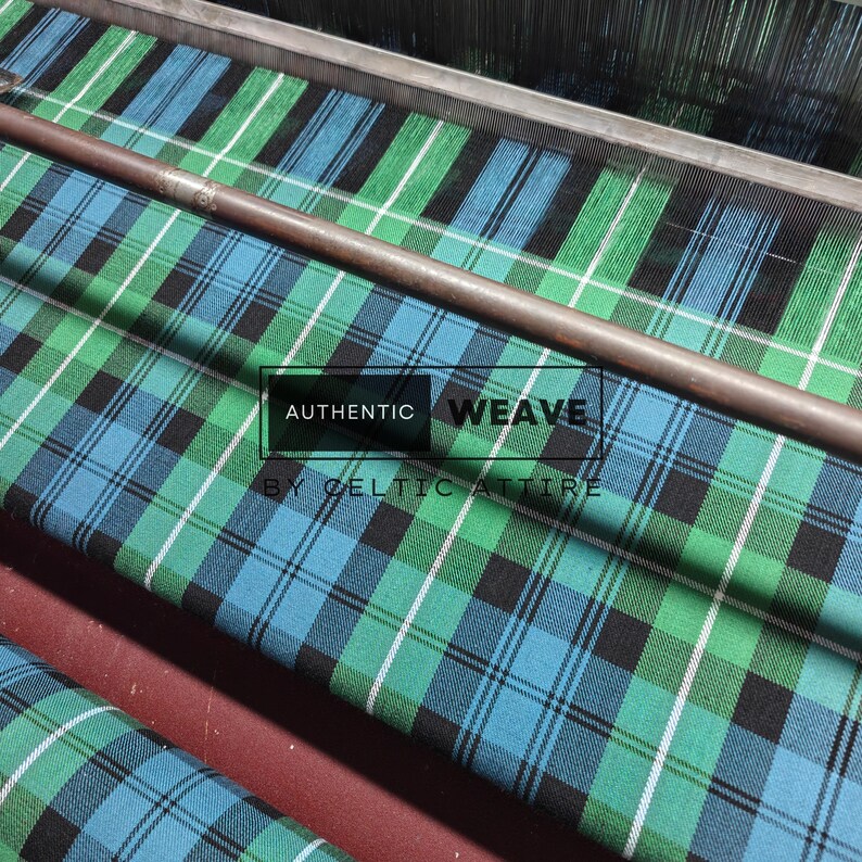 Lamont Ancient Tartan Fabric - Woven by Celtic Attire