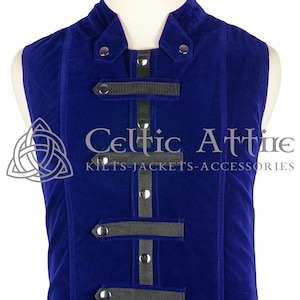 Men's Velvet Waistcoat - Victorian Style Wedding Vest - Custom Made Gothic Steampunk Waistcoat - Dark Academia Groomsmen Attire