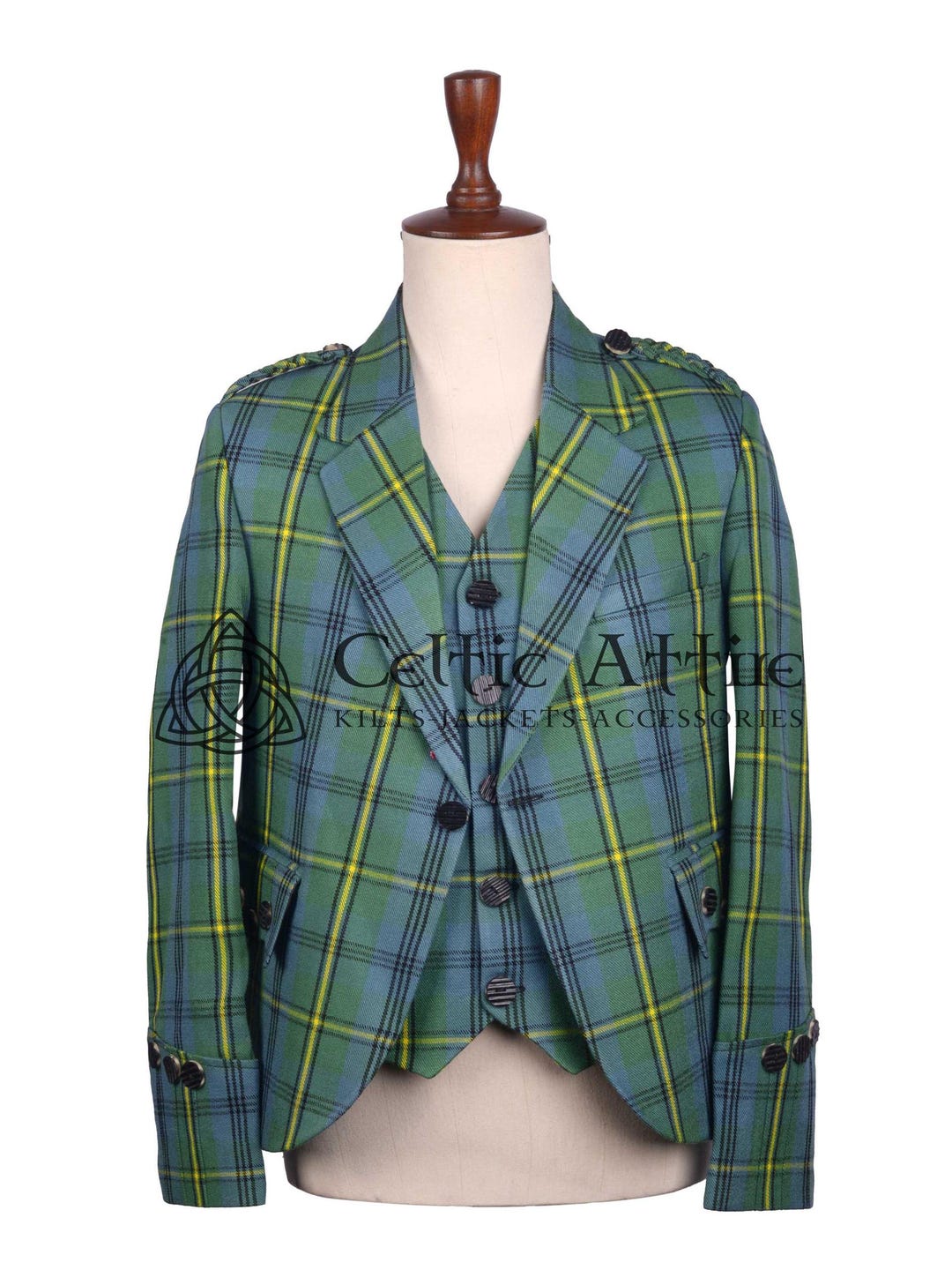 Johnston Ancient Tartan Jacket Scottish Argyll Jacket and