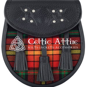 LGBTQ Pride Tartan Sporran Handmade by Celtic Attire