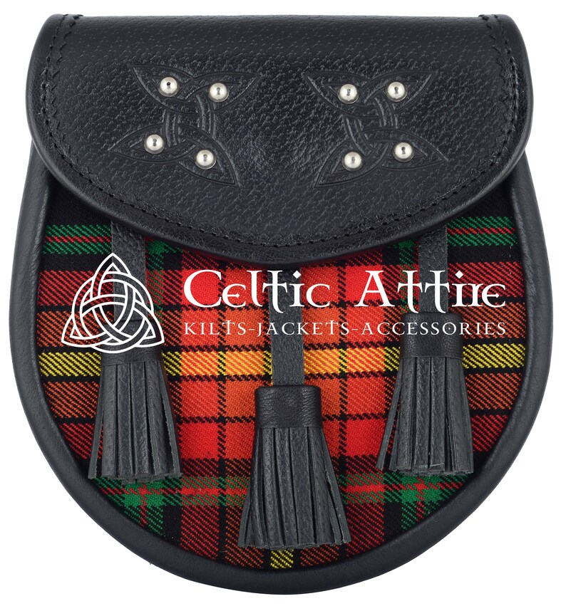 LGBTQ Pride Tartan Sporran Handmade by Celtic Attire