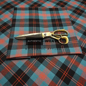 Angus Ancient Tartan Fabric Running Yards - Woven by Celtic Attire