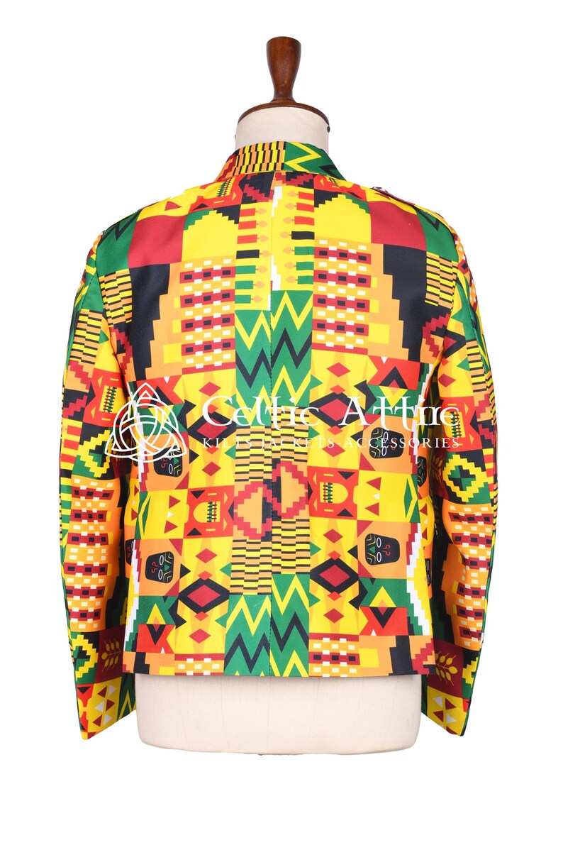 Scot-Afro Fusion Sport Jacket - Made to Measure Casual Street Wear Jacket by Celtic Attire