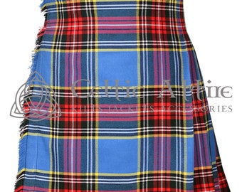 Macbeth Tartan 8 Yard Scottish Kilt for Men - 16 Oz Home Spun Wool Blend - Custom Made - Traditional Highlander Kilt