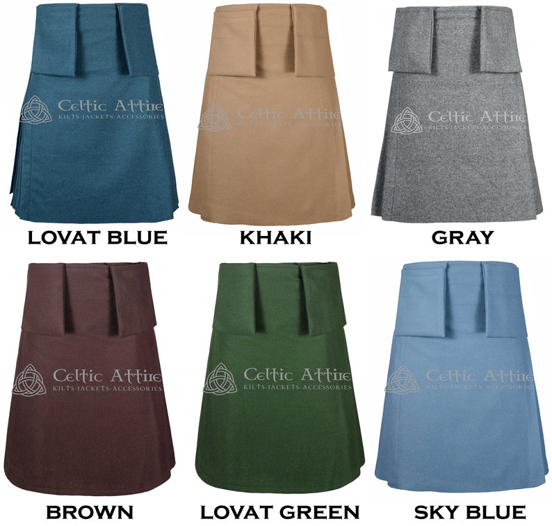 Scottish Wool 8 Yard Kilt - Made to Order - Premium Handmade Scottish ...