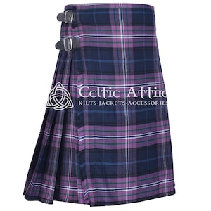 Scotland Forever Tartan Kilt - Scottish 8 Yard Kilt For Men - 16 Oz Heavy Tartan - Made to Order Highlander Kilt - Premium Handmade Kilt