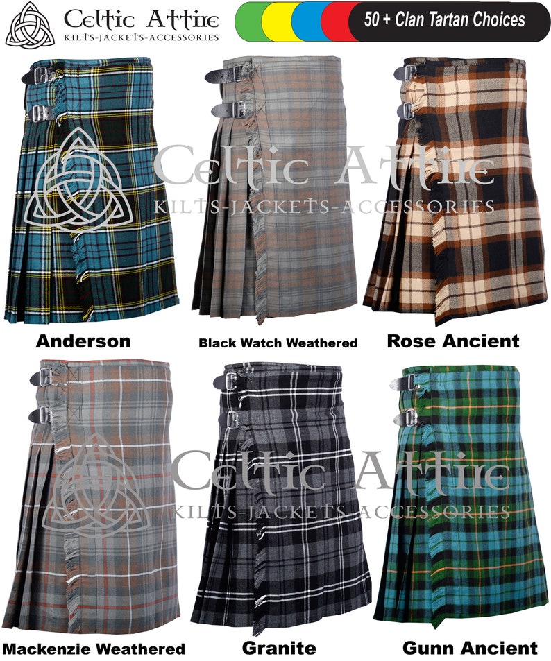 clan tartan kilts