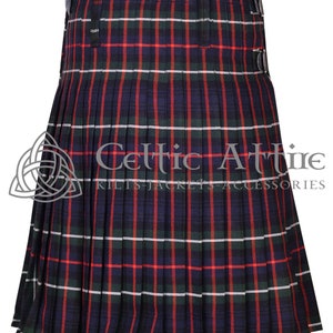 Premium - Handmade - Scottish 8 Yard Tartan Kilt - 16 Oz Acrylic Traditional Kilt - Kilt For Men - Custom Size - 60 Clan Tartan Choices