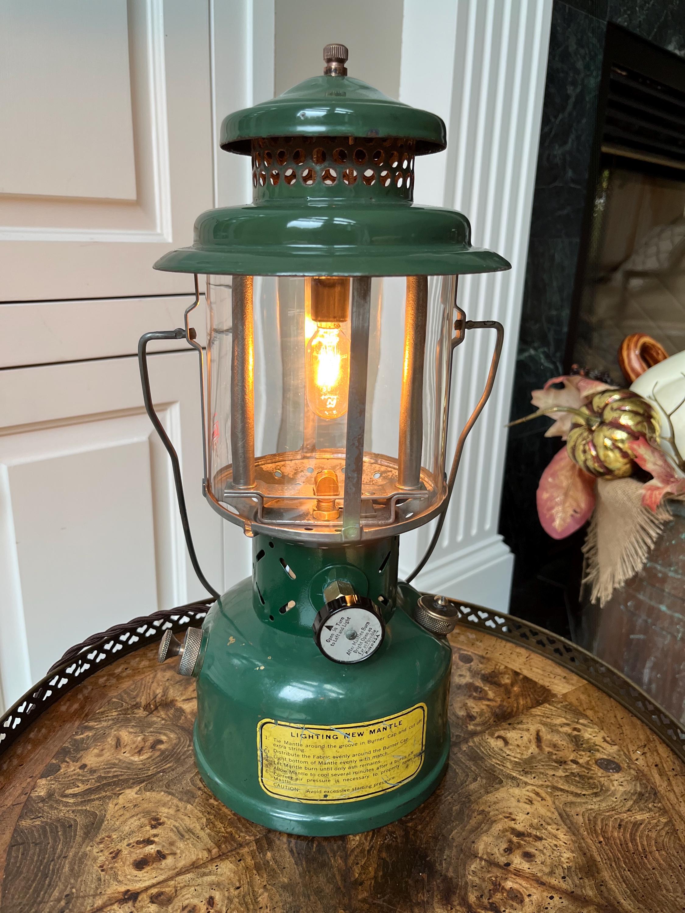Electric Dimmable WW2 Era Military Issue Lantern With Rotary