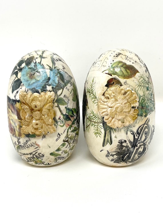 Set of Hand Painted Easter Eggs