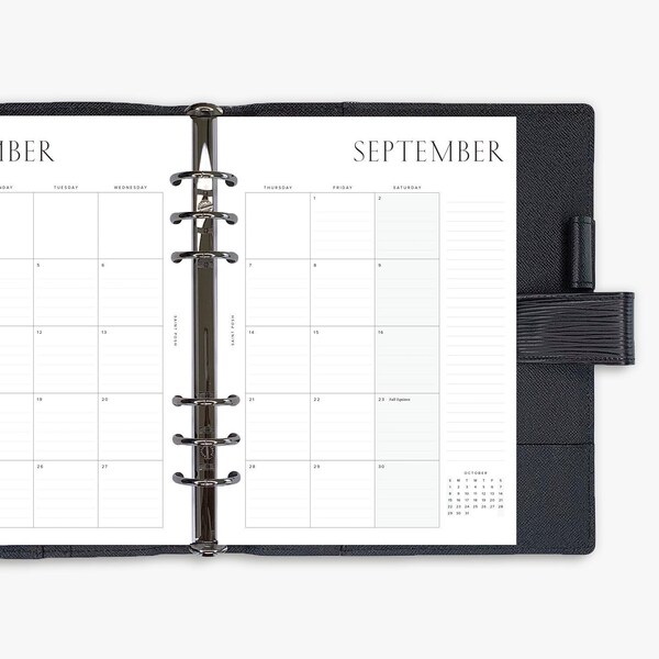 A5 Planner Inserts Etsy