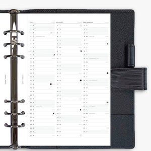 2024 FITS Louis Vuitton GM Large Agenda Refill Insert Calendar +50