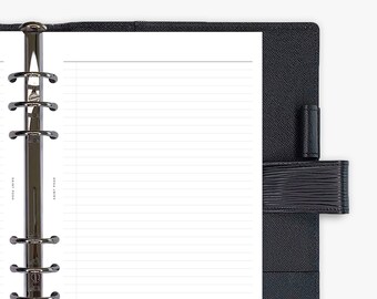 Lined Notes - PRINTED - Planner Inserts & Agenda Refill - Pocket / Personal / A5