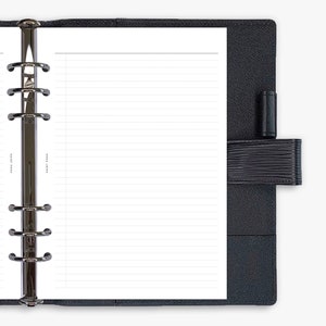 Lined Notes - PRINTED - Planner Inserts & Agenda Refill - Pocket / Personal / A5