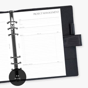 Gestión de proyectos - IMPRESO - A5 / GM / Grande - Insertos para planificadores y recambios para agenda