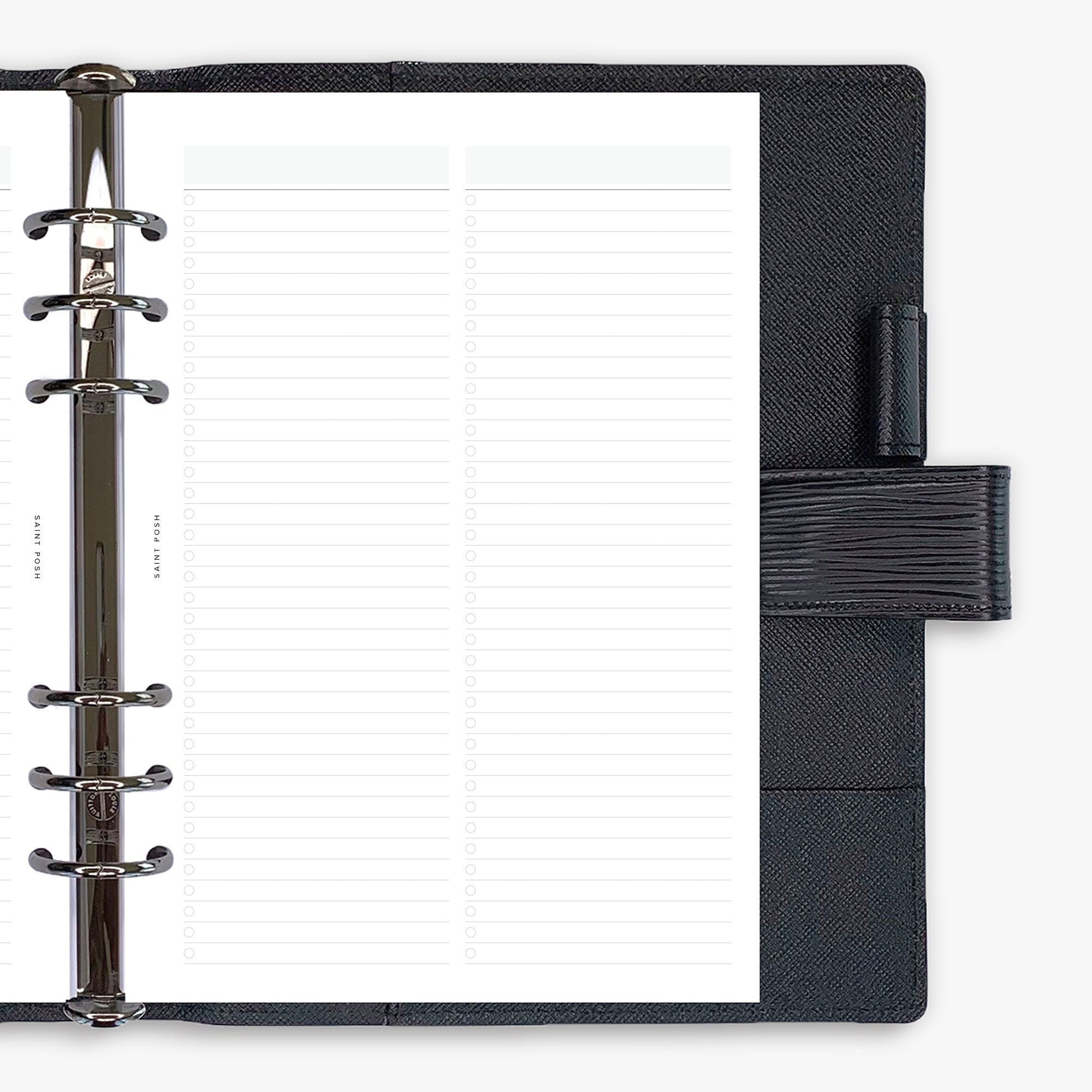 Planner Notepaper Insert FITS Louis Vuitton Agenda GM Large Cover: 120  Pages